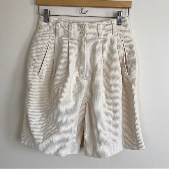 Vintage Pants - Vintage Ann Taylor Corduroy High Waisted Shorts